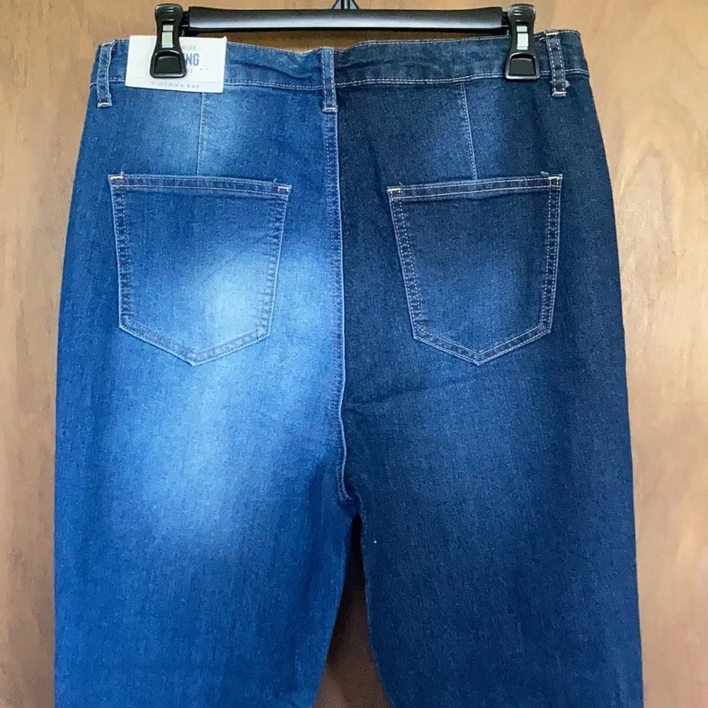 Gemma Rae high rise jegging 2 toned retro stretch bounce back fabric size 15 jrs - Picture 9 of 17